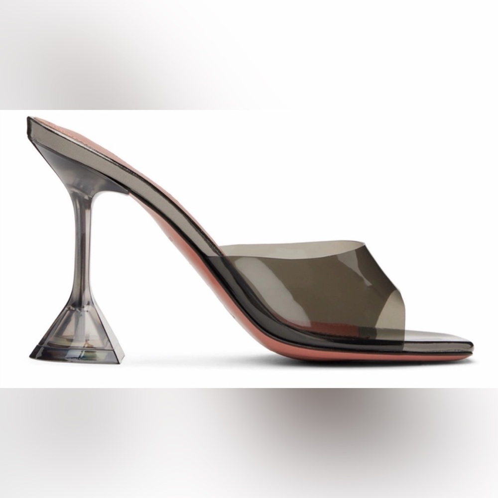 Amina Muaddi Lupita Glass Heels